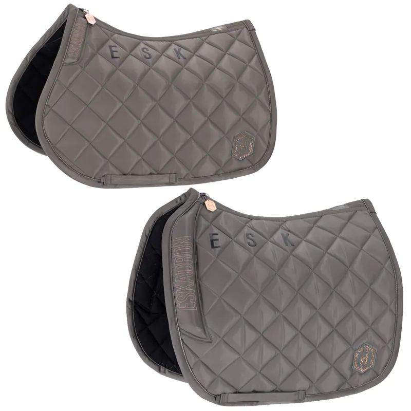 Eskadron High Gloss Avantgarde Saddlecloth Heritage AW23 - Earl Grey